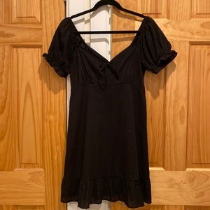 Casual Black Girly Dress